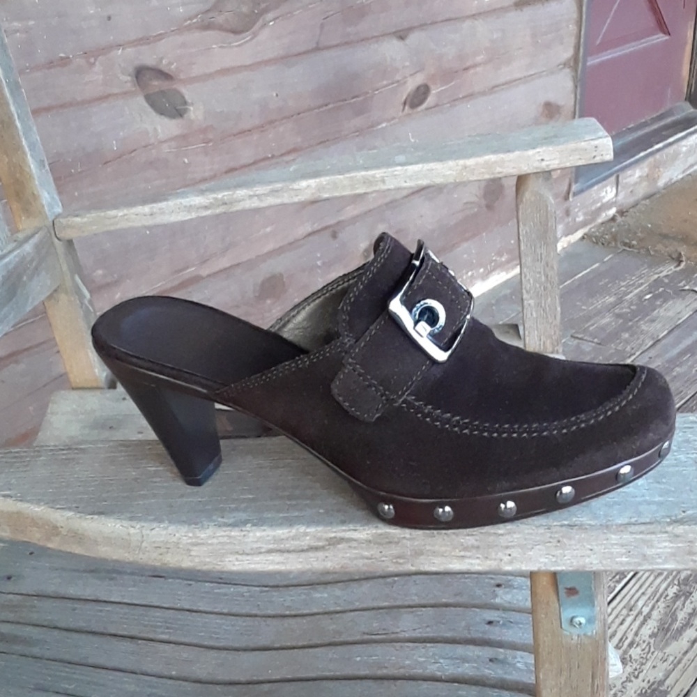 Stuart Weitzman Brown Clogs/Mules - image 2